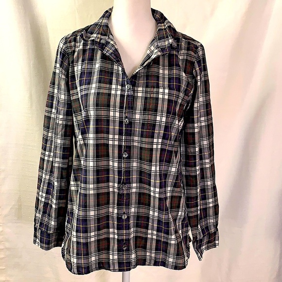 J. Crew Plaid Button Up Collared Shirt - Picture 2 of 11